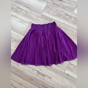 Club Monaco Vibrant Purple Skater Skirt